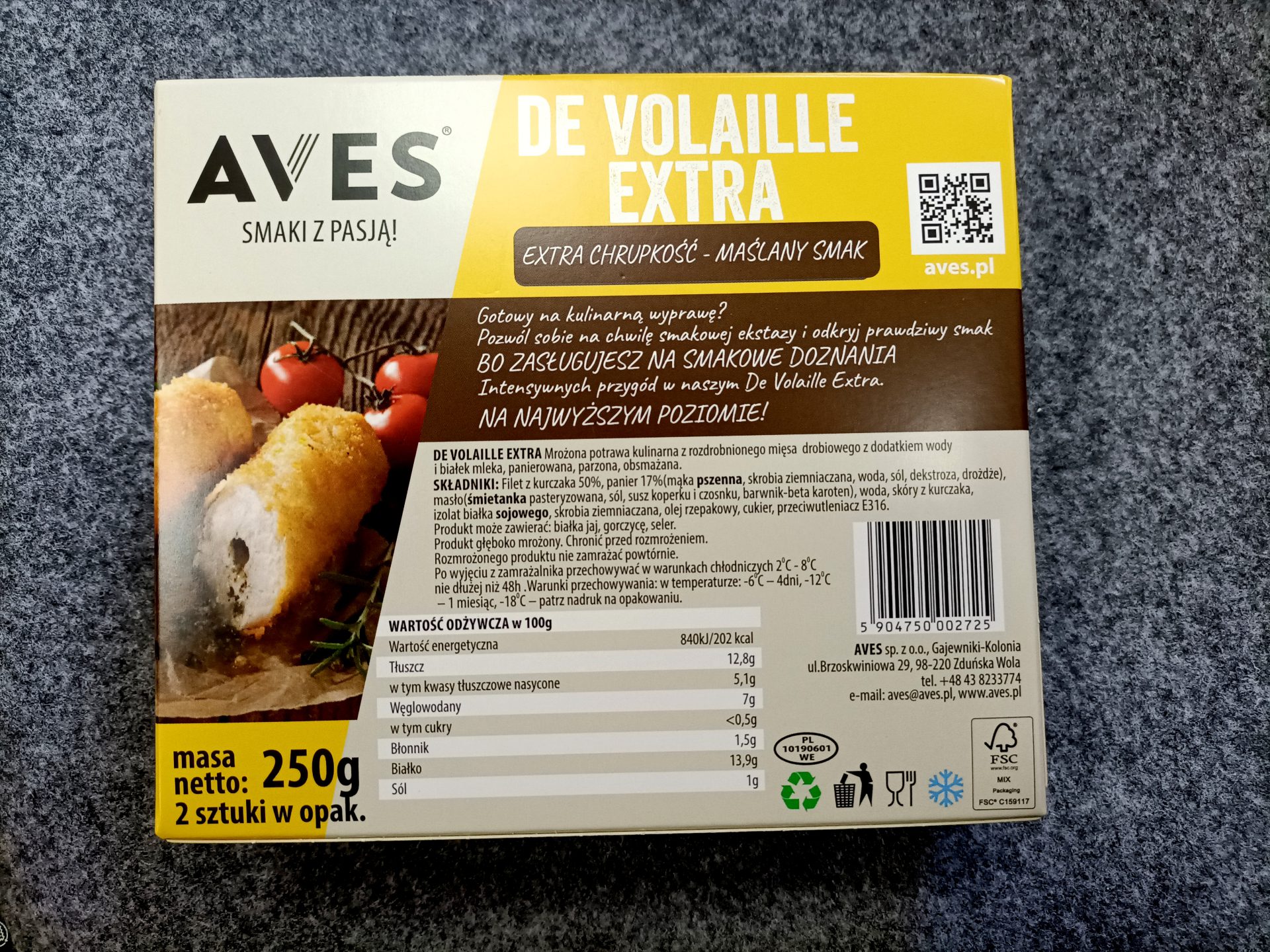 DE VOLAILLE EXTRA (2 szt. w kartoniku 250g) - obrazek 3